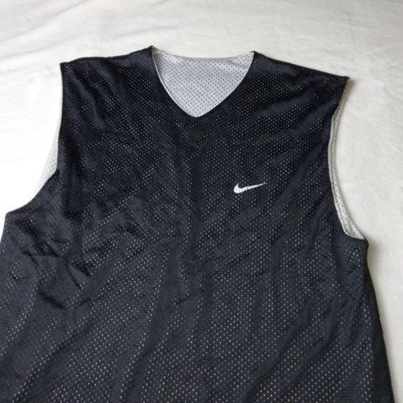 VINTAGE Nike Reversible Mesh Tank Top  Mens L Large Athletic Basketball y2K 90s - Picture 1 of 8